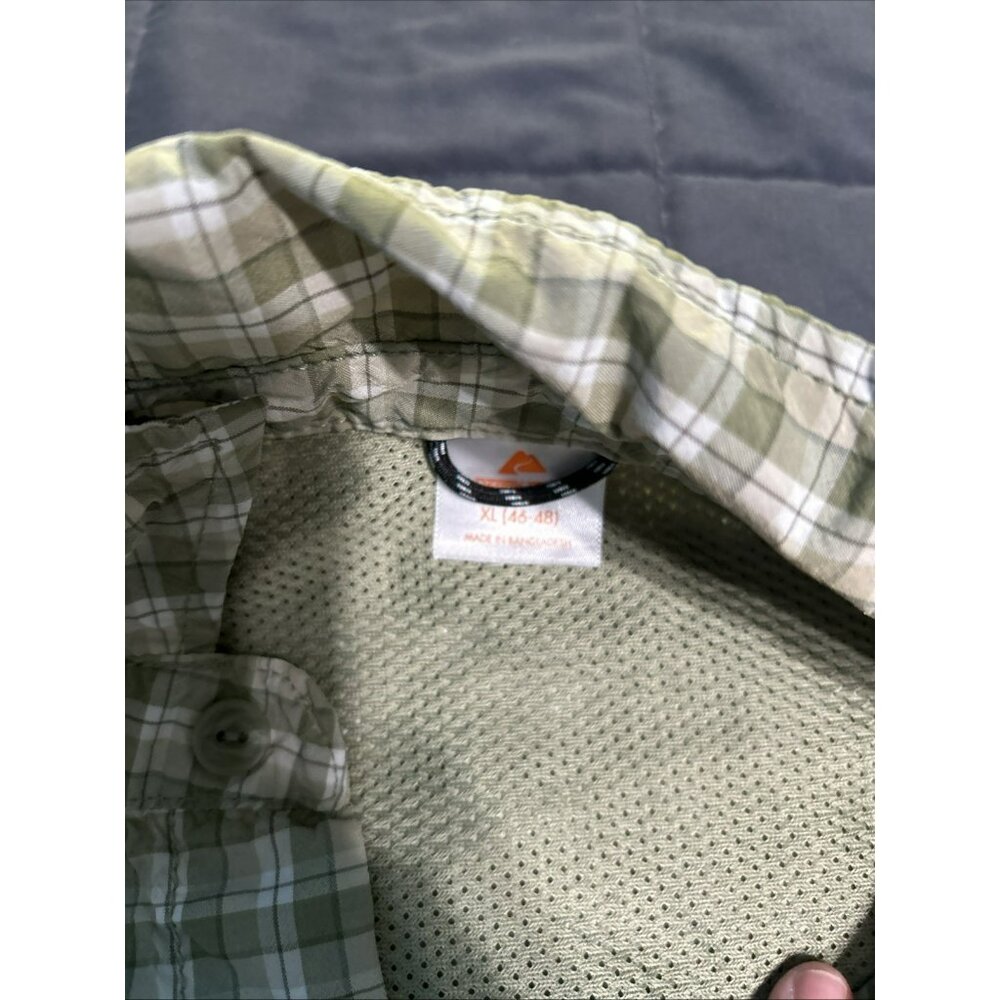 Ozark Trail Men's & Big Men's Upstream Shirt Long Roll Sleeves UPF 50+ XL Vented - Picture 4 of 5